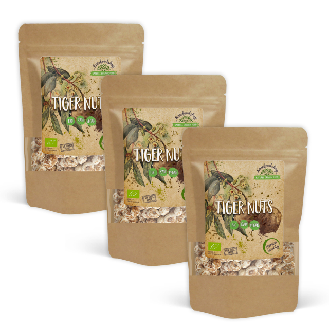 Tiikeripähkinä LUOMU 1kg x 3 pakettia