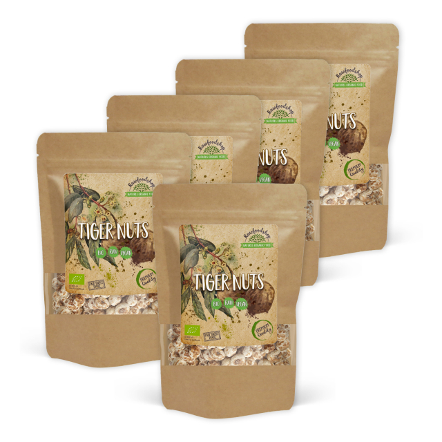 Tiikeripähkinä LUOMU 1kg x 5 pakettia
