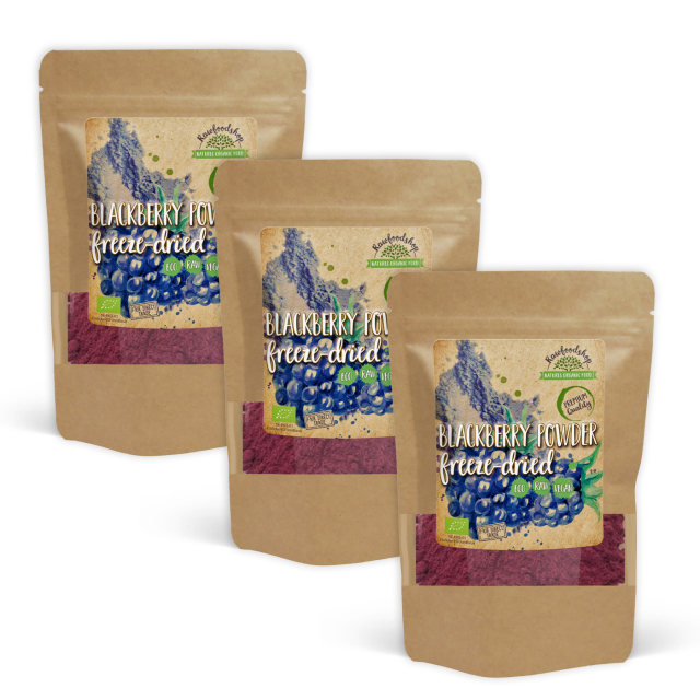 Karhunvatukkajauhe Pakastekuivattu LUOMU 100g x 3 pakettia