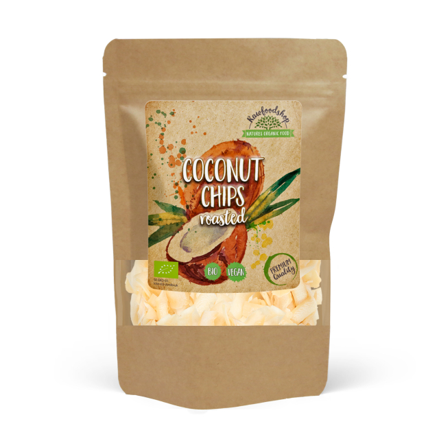 Kookoschipsit Premium Paahdetut LUOMU 500g