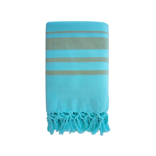 Fouta Turkuaz luomupuuvillaa 160x80cm