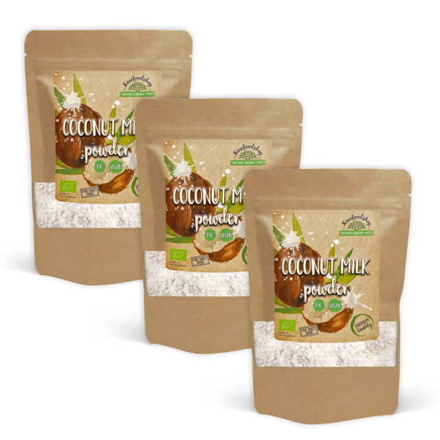 Kookosmaitojauhe LUOMU 500g x 3 pakettia