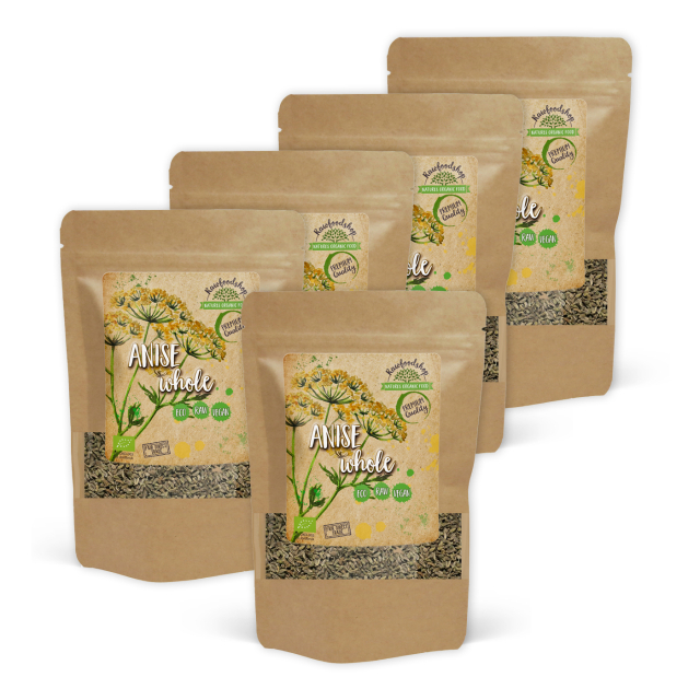 Aniksen Siemenet Koko LUOMU 50g x 5 pakettia