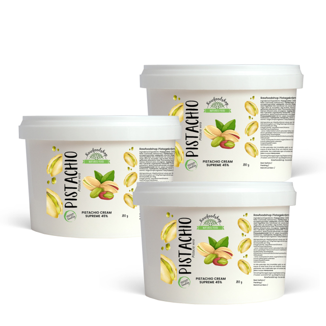 Pistaasikreemi Supreme 45% 500g x 3 purkkia