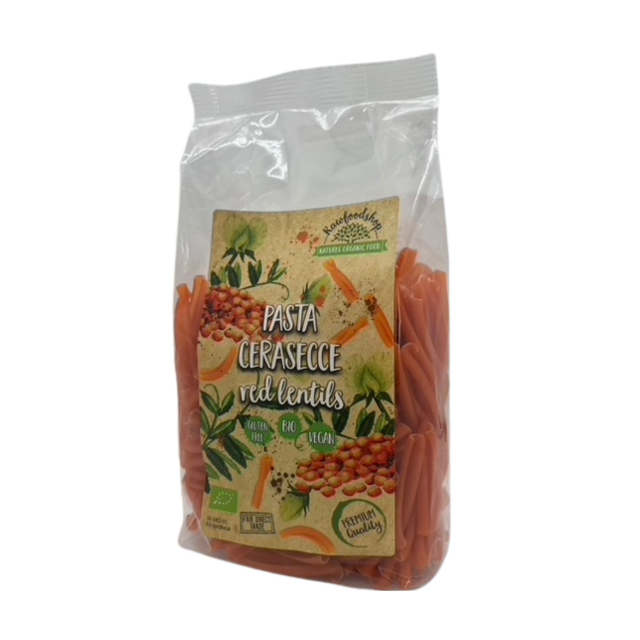 Punainen Linssipasta Casarecce LUOMU 1kg