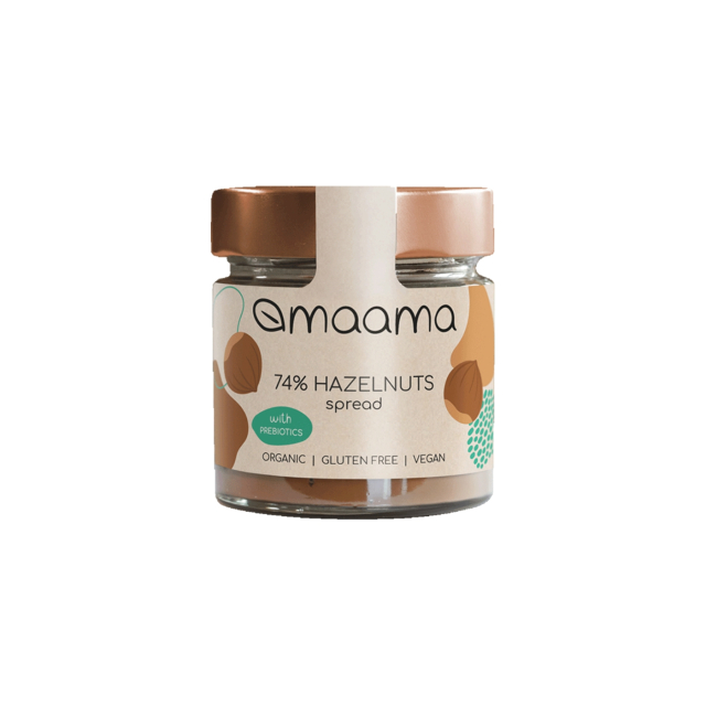 Hasselpähkinälevite 74% LUOMU 200g