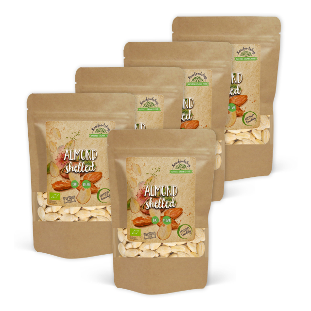 Kuorittu Manteli LUOMU 1kg x 5 pakettia