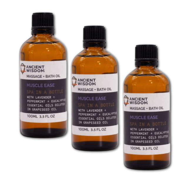 Muscle Ease Hierontaöljy 100ml  x 3 pulloa