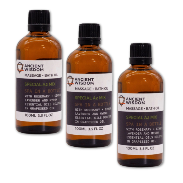 Special A2 Mix Hierontaöljy 100ml x 3 pulloa