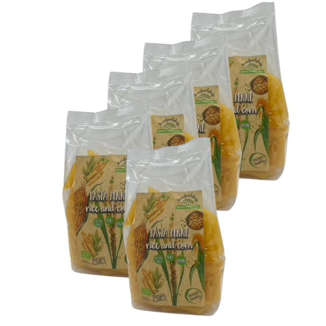 Pasta Riisi & Maissi Penne LUOMU 250g x 5 pakettia