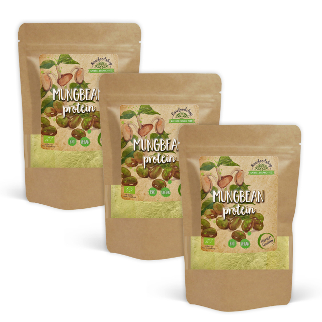 Mungpapu Proteiini LUOMU 500g x 3 pakettia