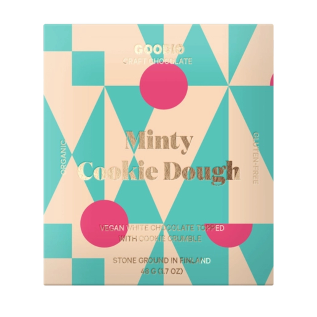 Minty Cookie Dough Valkosuklaa LUOMU 48 g