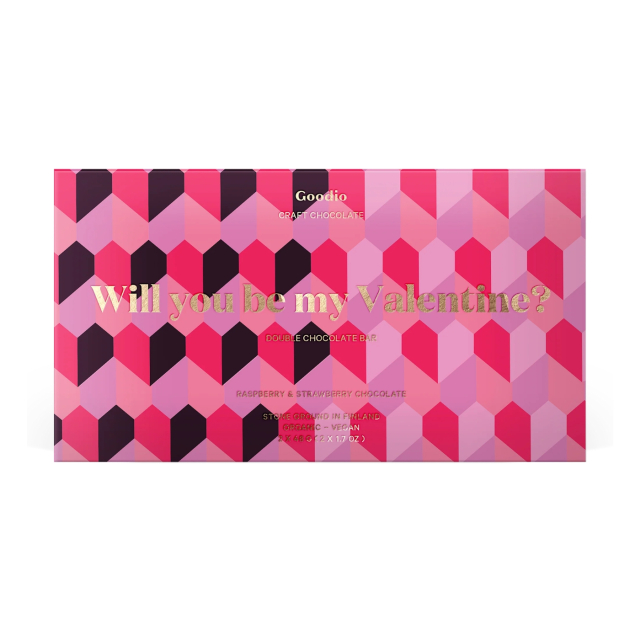 Suklaa Vadelma & Mansikka LUOMU 2 x 48g