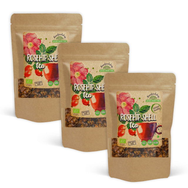 Ruusunmarjankuori Tee LUOMU 100g x 3 pakettia