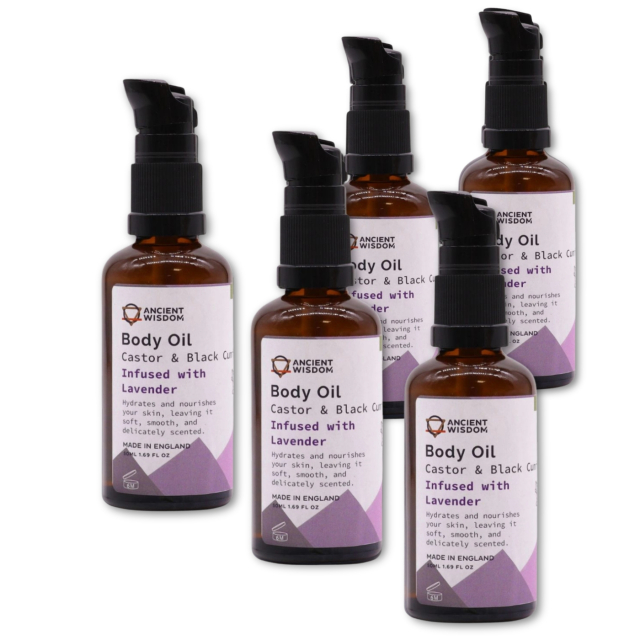 Kasvo- & Vartaloöljy Laventeli LUOMO 50ml x 5 kpl