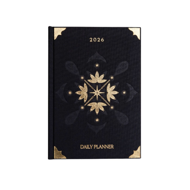 Päiväkirja Motivation 2026 Musta