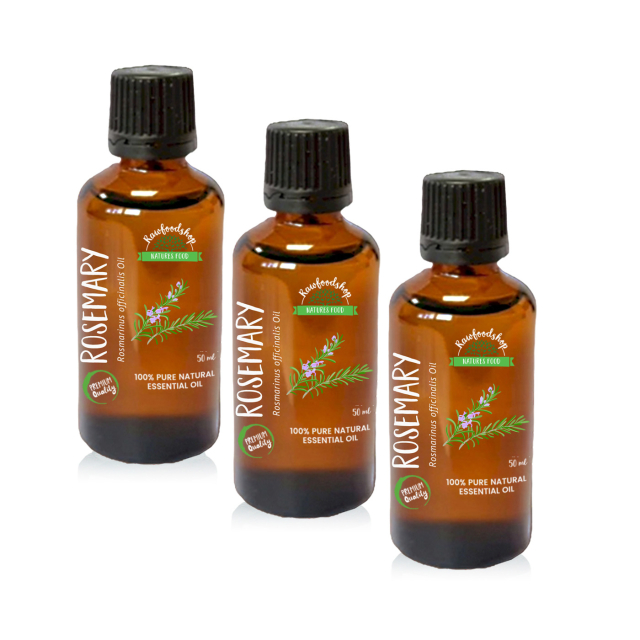 Rosmariini Eteerinen Öljy 50ml x 3 pulloa