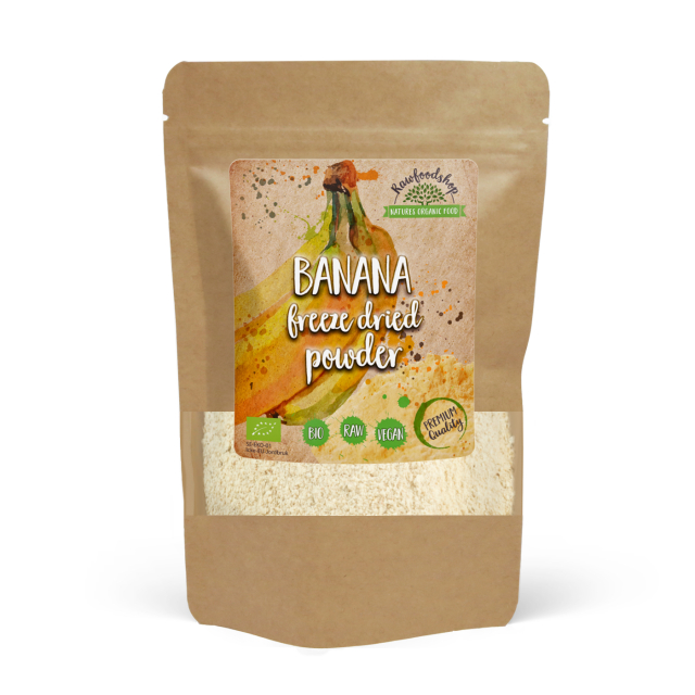 Banaanijauhe Pakastekuivattu LUOMU 125g