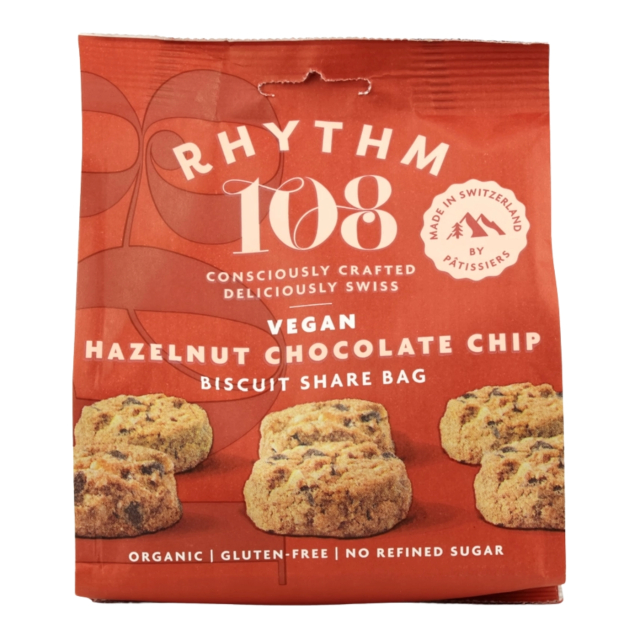 Keksit Chocolate Chip Hasselpähkinä LUOMU 135g