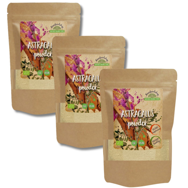 Astragalus Jauhe LUOMU 125g x 3 pakettia