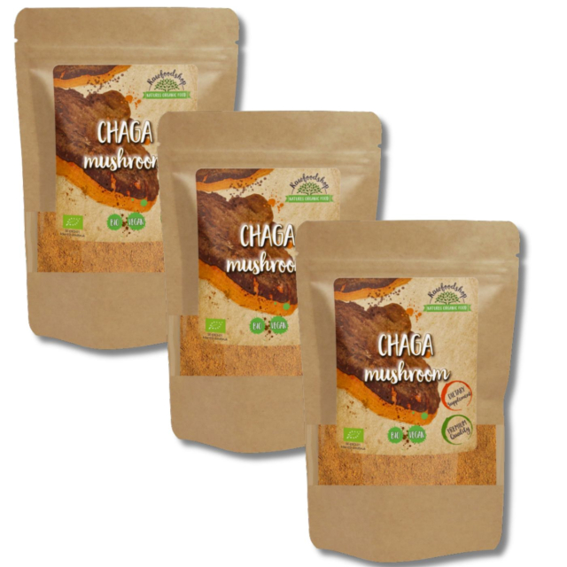 Chaga-jauhe LUOMU 250g x 3 pakettia