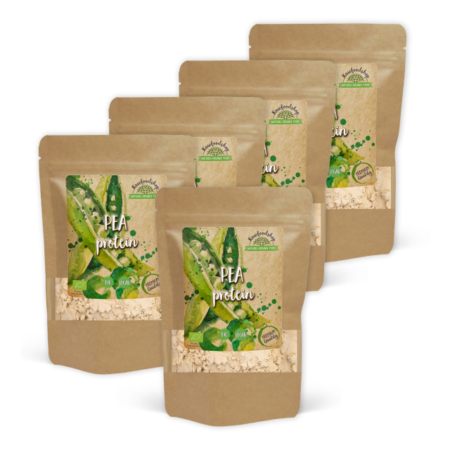 Herneproteiini LUOMU 500g x 5 pakettia