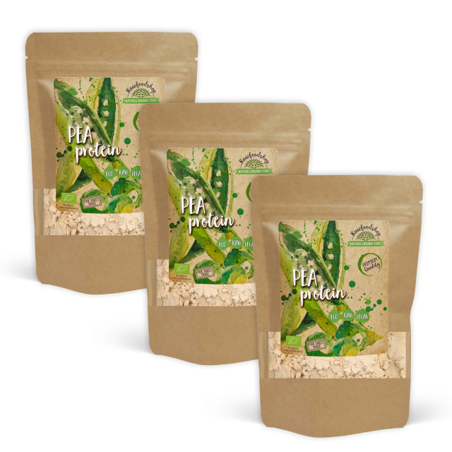 Herneproteiini LUOMU 1kg x 3 pakettia