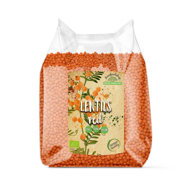 Linssit Punaiset LUOMU 1kg