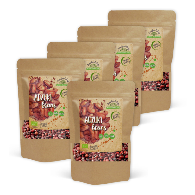 Adzukipavut LUOMU 500g x 5 pakettia