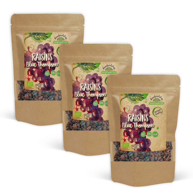 Rusinat Blue Thompson RAW LUOMU 1kg x 3 pakettia