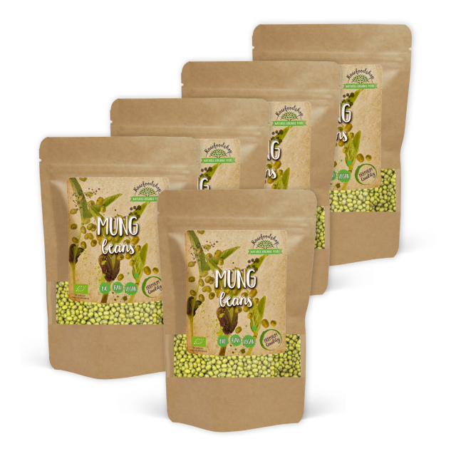Mungpavut LUOMU 1kg x 5 pakettia