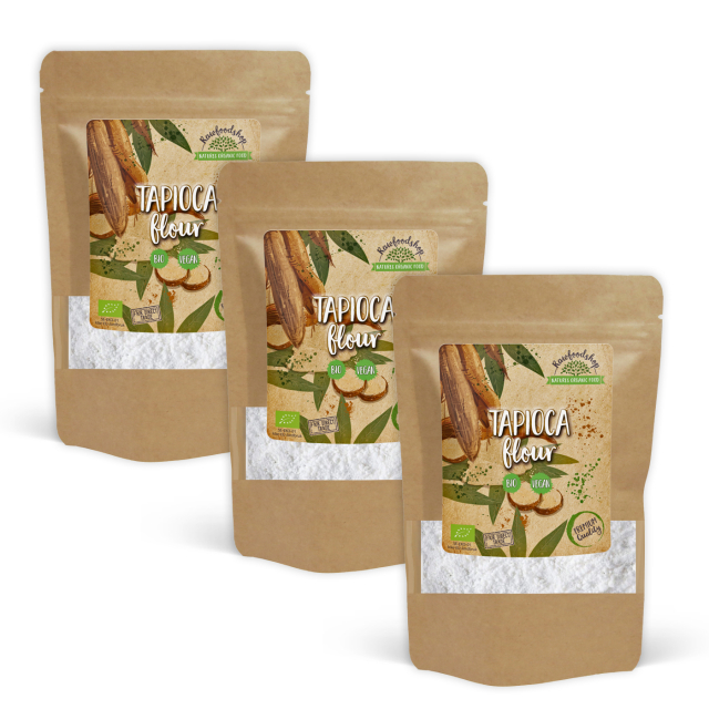 Tapiokajauho LUOMU 1kg x 3 pakettia