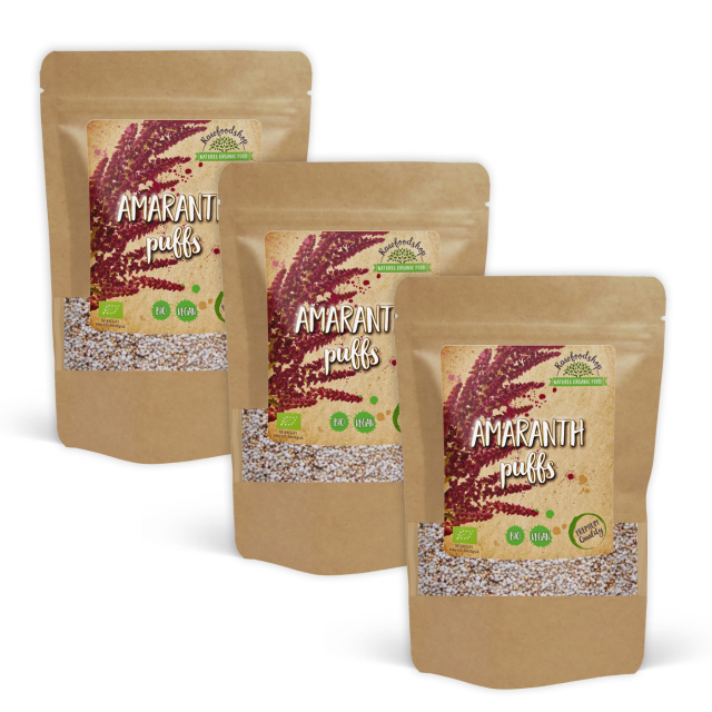 Amaranttipuffit LUOMU 200g x 3 pakettia