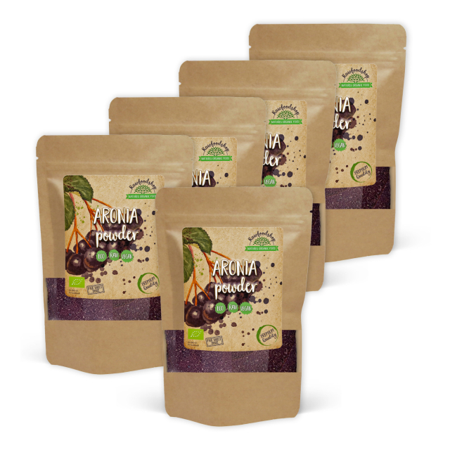 Aroniajauhe LUOMU 250g x 5 pakettia