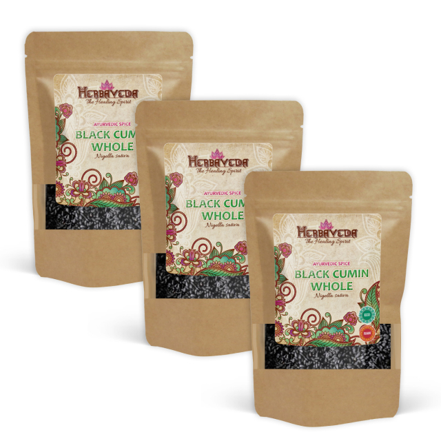 Mustakuminansiemenet LUOMU 100g x 3 pakettia