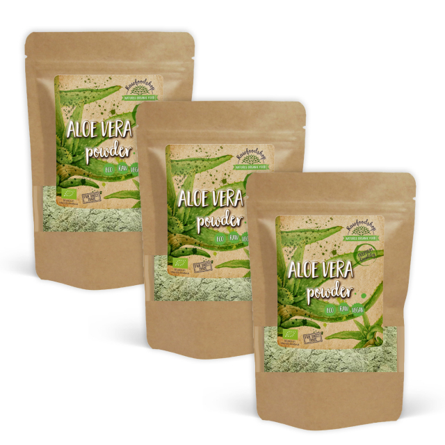 Aloe Vera Jauhe LUOMU 100g x 3 pakettia
