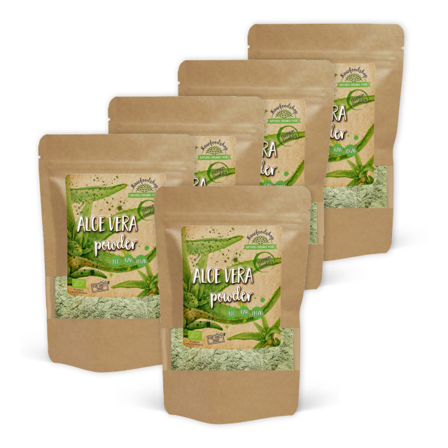Aloe Vera Jauhe LUOMU 100g x 5 pakettia