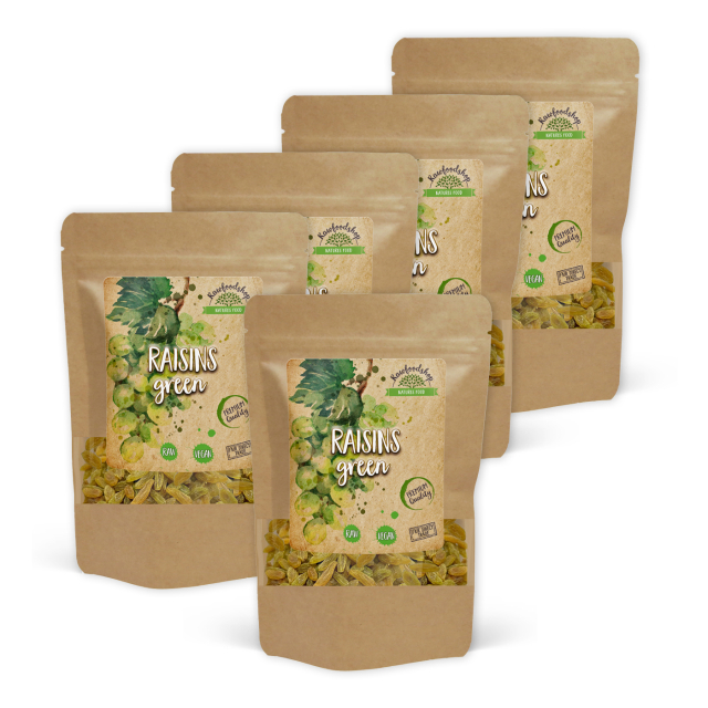 Rusinat Vihreät 200g x 5 pakettia