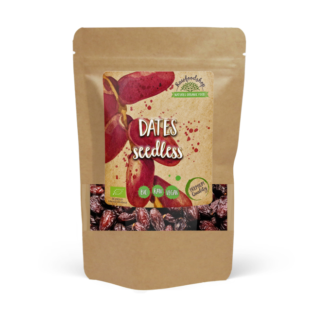 Kivettömät taatelit LUOMU 1kg