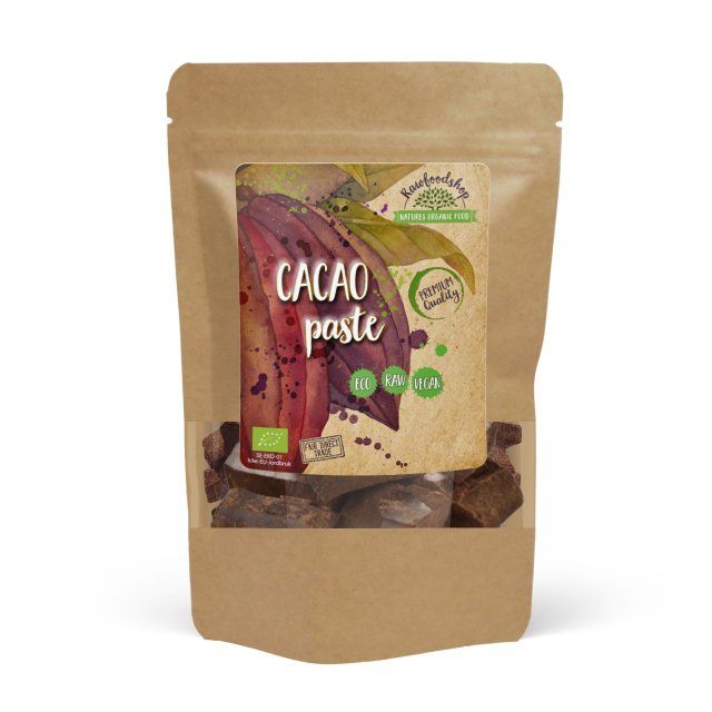 Kaakaomassa 100% RAW LUOMU 500g