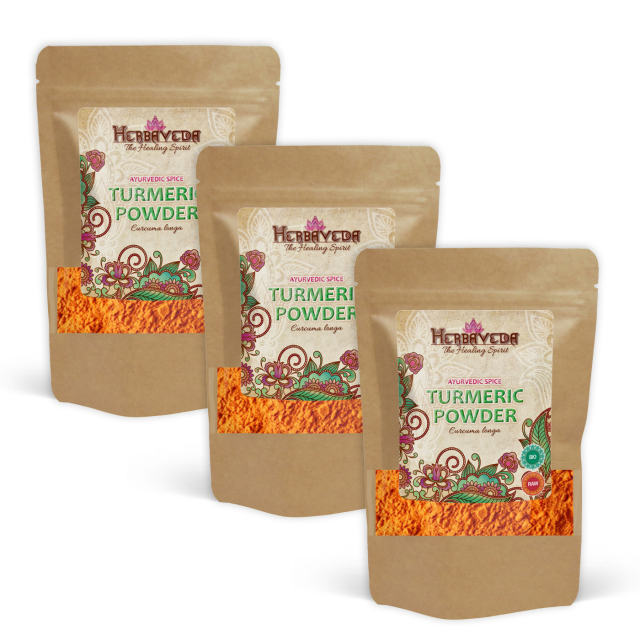 Kurkuma LUOMU 100g x 3 pakettia