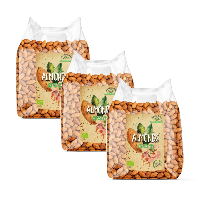 Manteli Premium RAW LUOMU 1kg x 3 pakettia