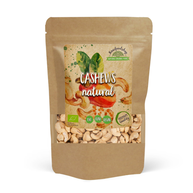 Cashewpähkinät Premium RAW LUOMU 200g
