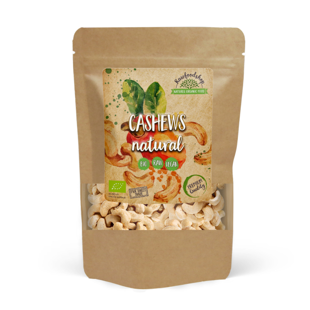 Cashewpähkinät Premium RAW LUOMU 200g