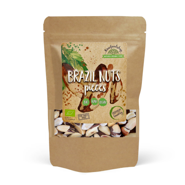 Parapähkinät Puolitetut Premium RAW LUOMU 500g