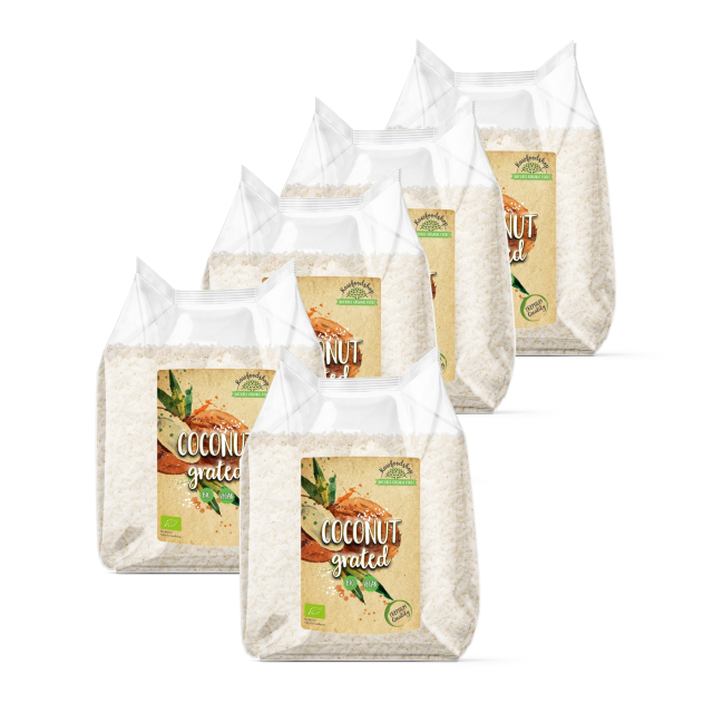 Kookoshiutaleet Premium LUOMU 500g x 5 pakettia