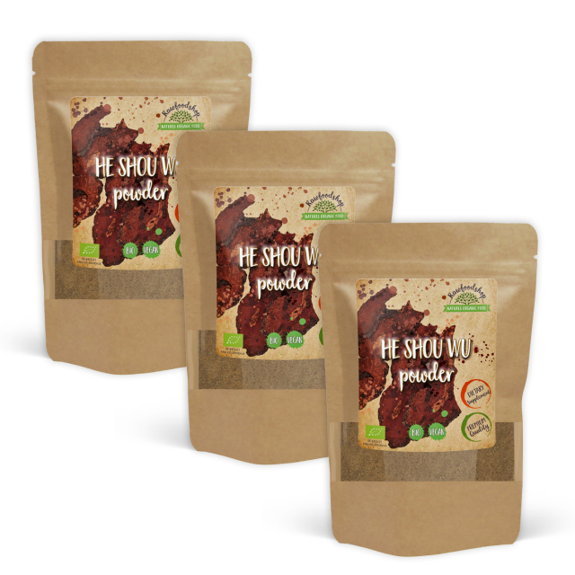 He Shou Wu Jauhe LUOMU 250g x 3 pakettia