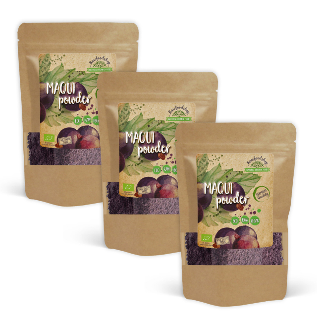 Maqui-jauhe LUOMU 125g x 3 pakettia