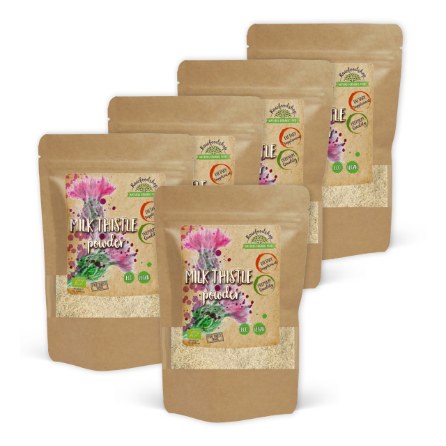 Milk Thistle Jauhe LUOMU 125g x 5 pakettia