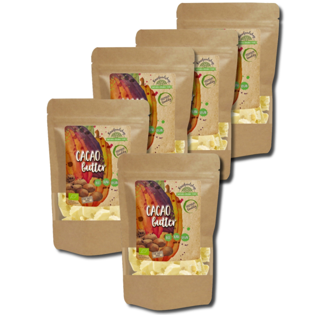 Raakakaakaovoi LUOMU 250g x 5 pakettia